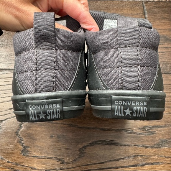 Converse Black High-Top Kids Sneakers - Picture 4 of 10